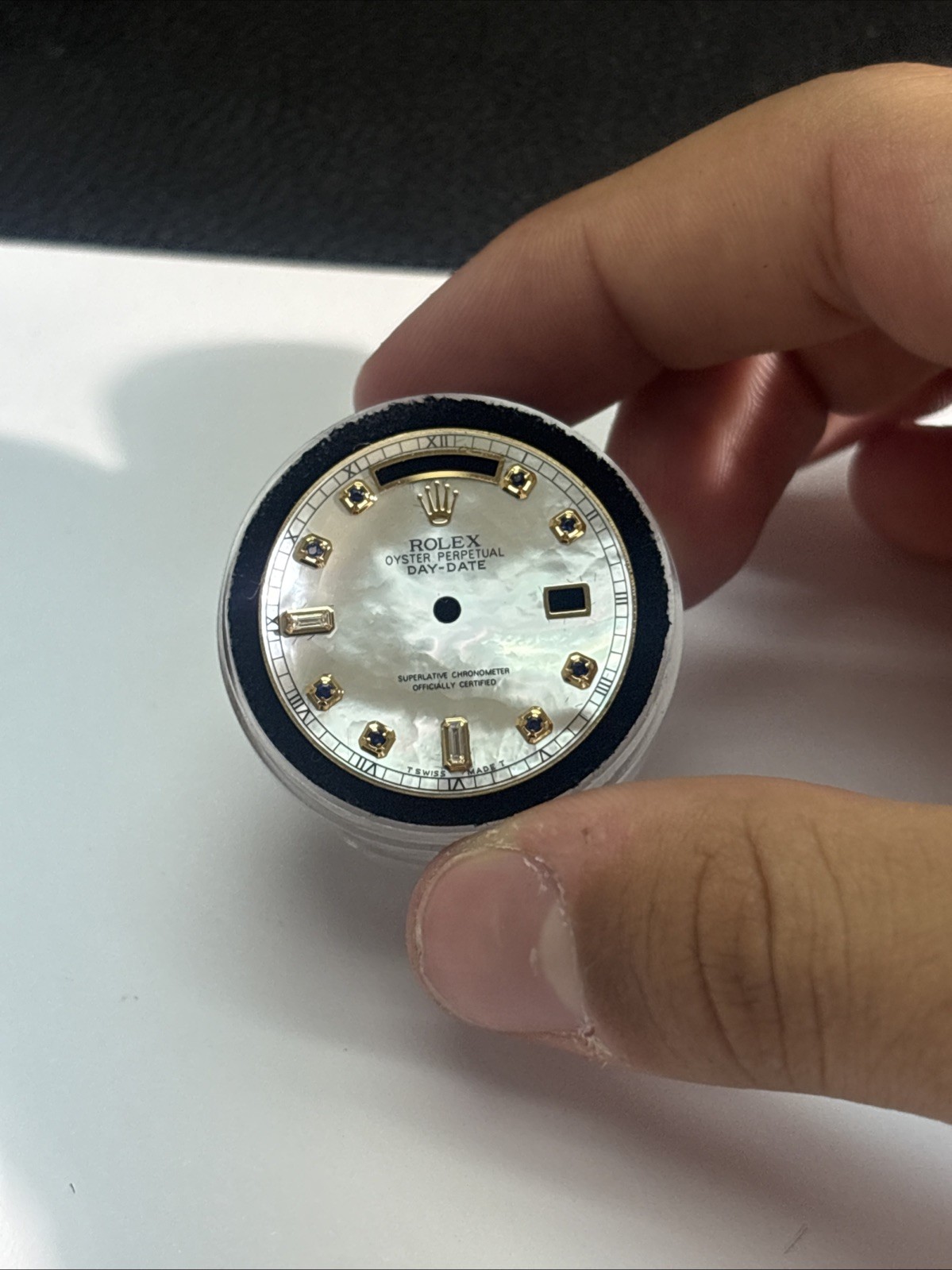 Rolex 36mm Presidential Aftermarket MOP DIAMOND DIAL FOR YELLOW GOLD PREZZY
