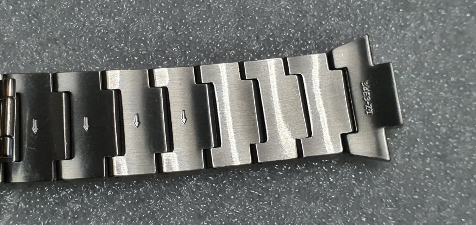 Seiko Chronograph 7T92-0FW0 Stainless Steel Bracelet 34E4-Z.I Two Tone Genuine
