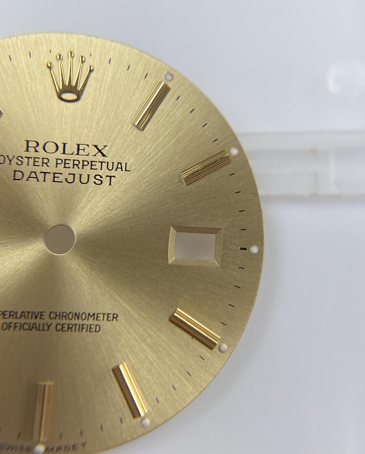 Genuine Rolex Datejust 36mm 16013 16233 Cal 3035/3135 Champagne Gold Dial