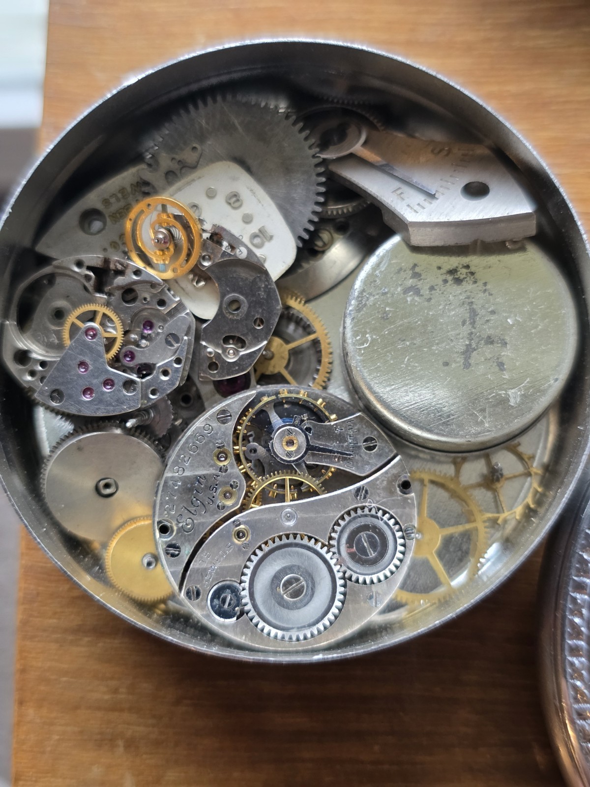 Vintage Antique Watches Movements Parts
