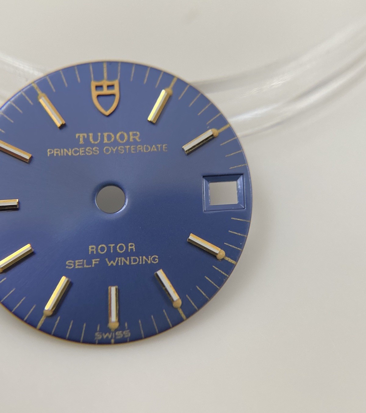 Genuine Tudor Prince Oysterdate Rotor Blue/Gold Cal. ETA 2651/2671 Ladies Dial
