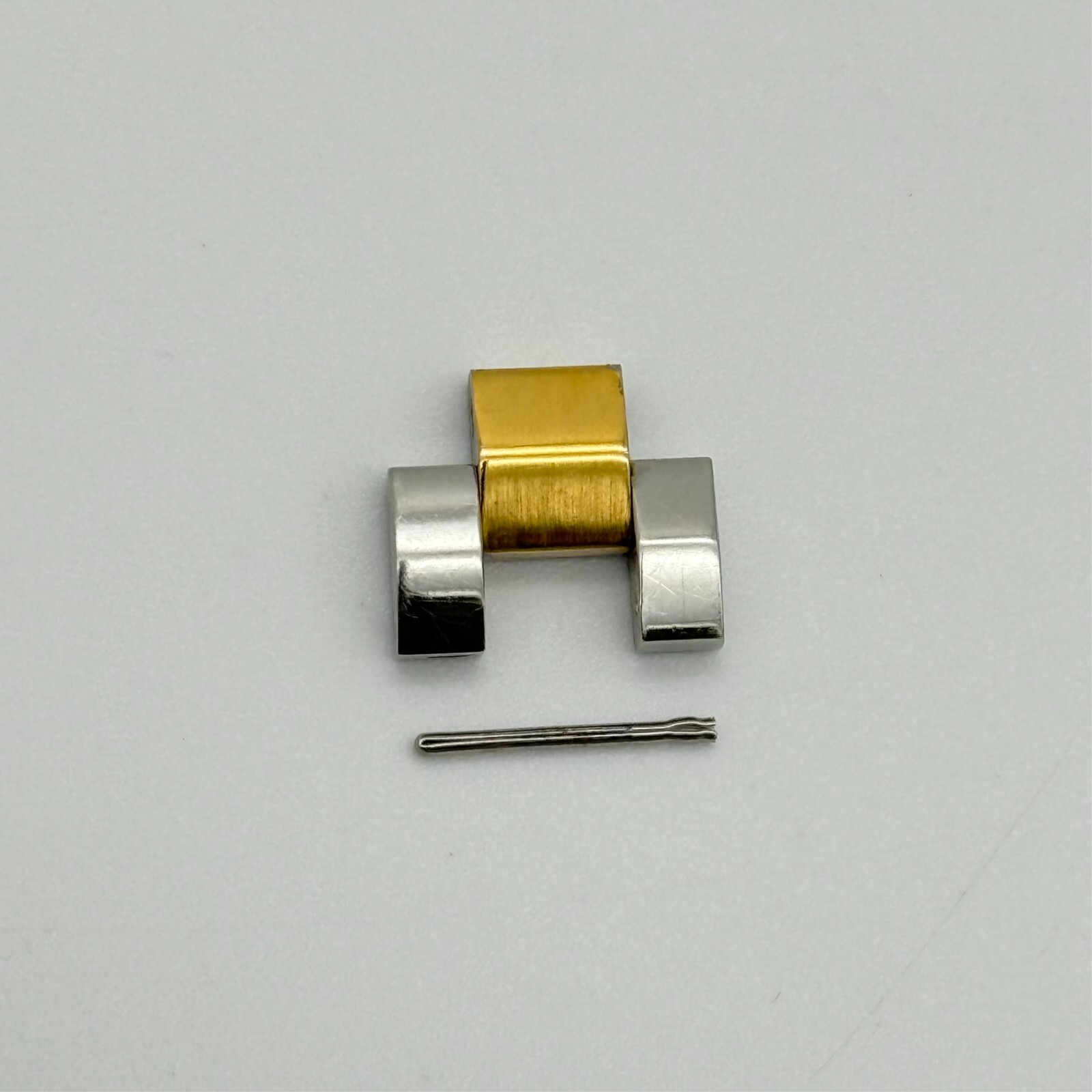 Women’s KLAUS KOBEC Couture Sports All Steel Two-Tone Link w/ Pin, 13mm, KKL1913