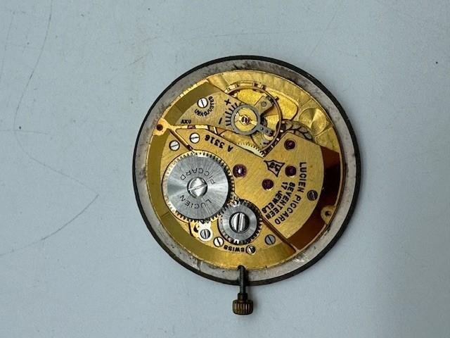 Vintage Lucien Picard Swiss 17 Jewels A3316 Watch Movement WORKS