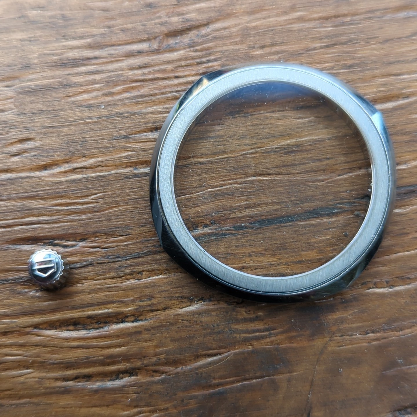 Tag Heuer WBC2111 Link Calibre 5 Watch Bezel, Glass and Crown Parts Used (AB58)