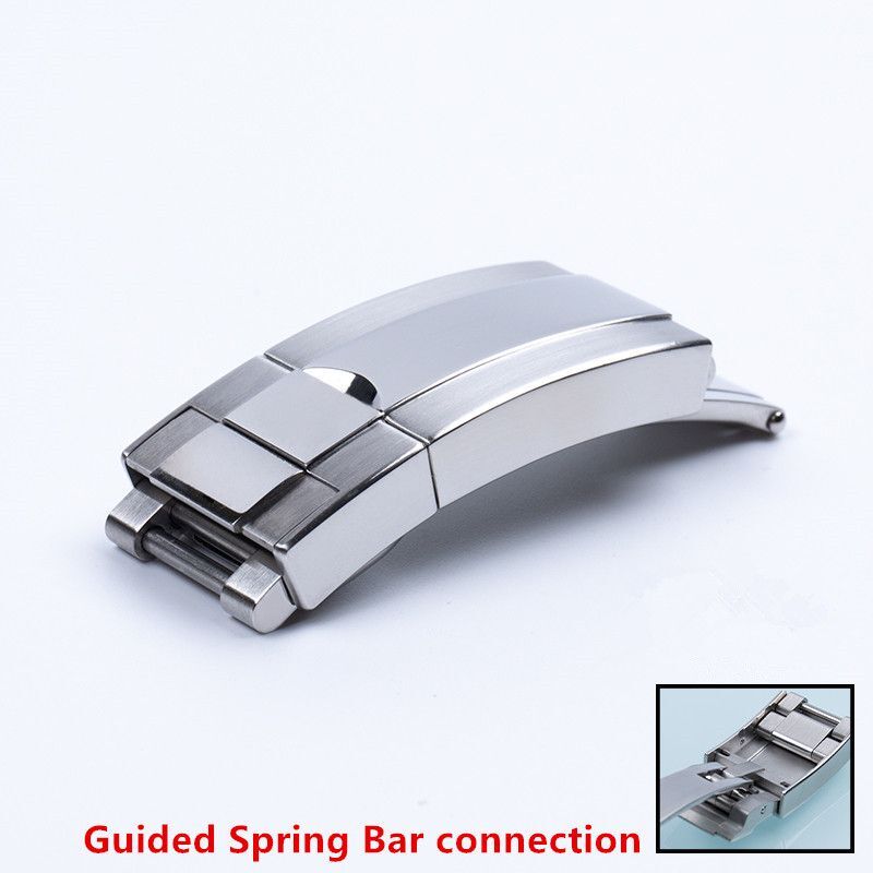 904L Stainless Steel Folding Slider Buckle Fits Rolex Submariner Daytona GMT