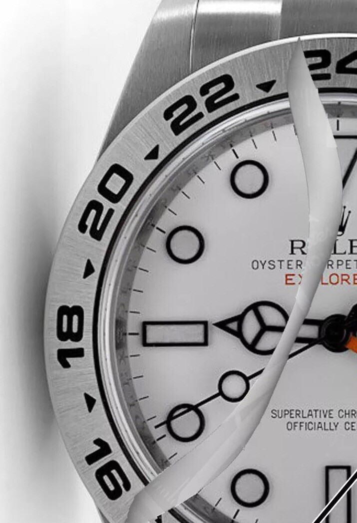 For-Rolex Explorer II (42) 216570 Bezel Protector HD anti-scratch x2