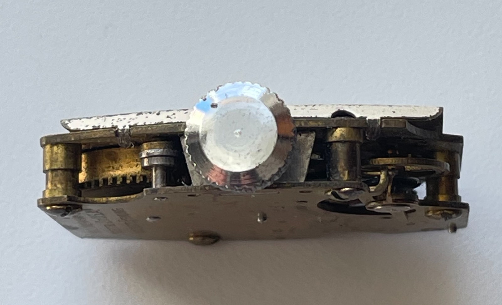 Vintage The E Ingraham Co Bristol Ct Usa Time Master Watch Movement Parts Repair