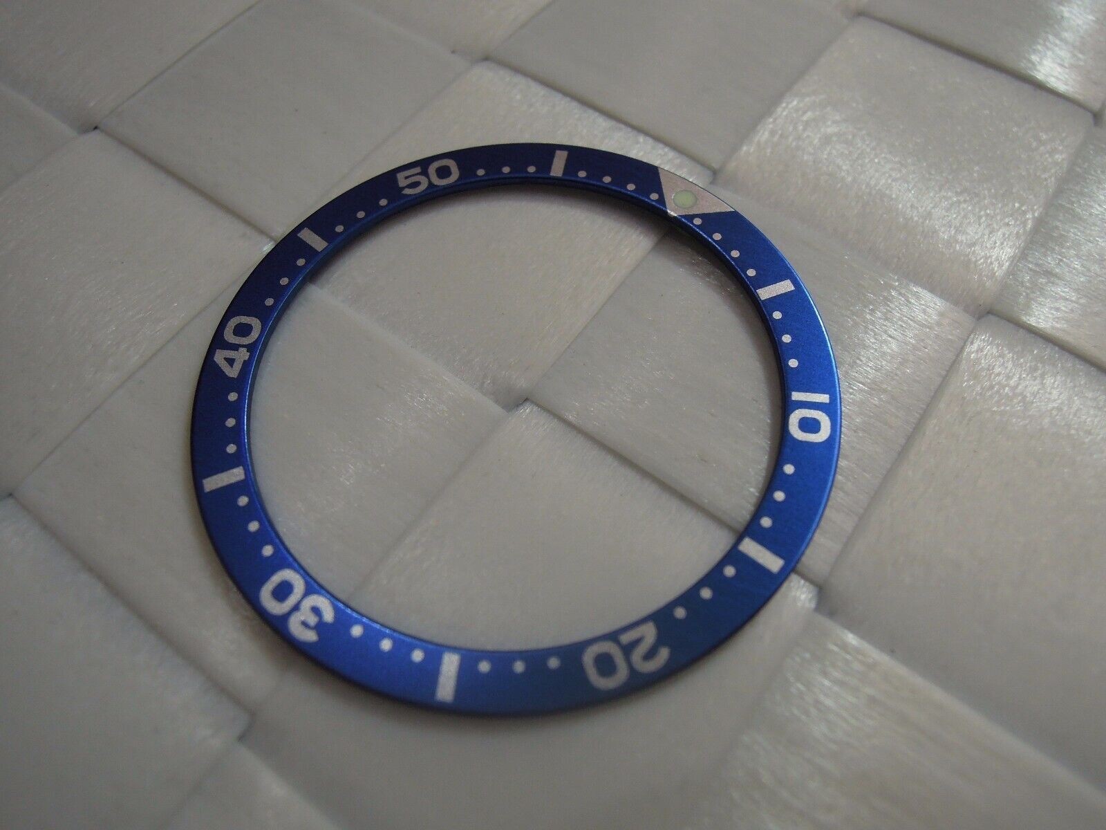 NEW BLUE BEZEL INSERT 38MM LARGE DIVERS SKX007-009 /7002-7001/6309-7040 WATCH