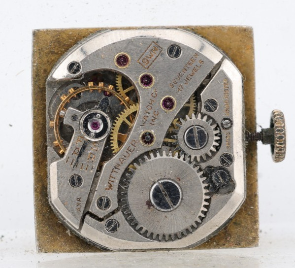 WITTNAUER cal. 9WN, 17j SWISS WRIST WATCH MOVEMENT, FOR REPAIR (M1)