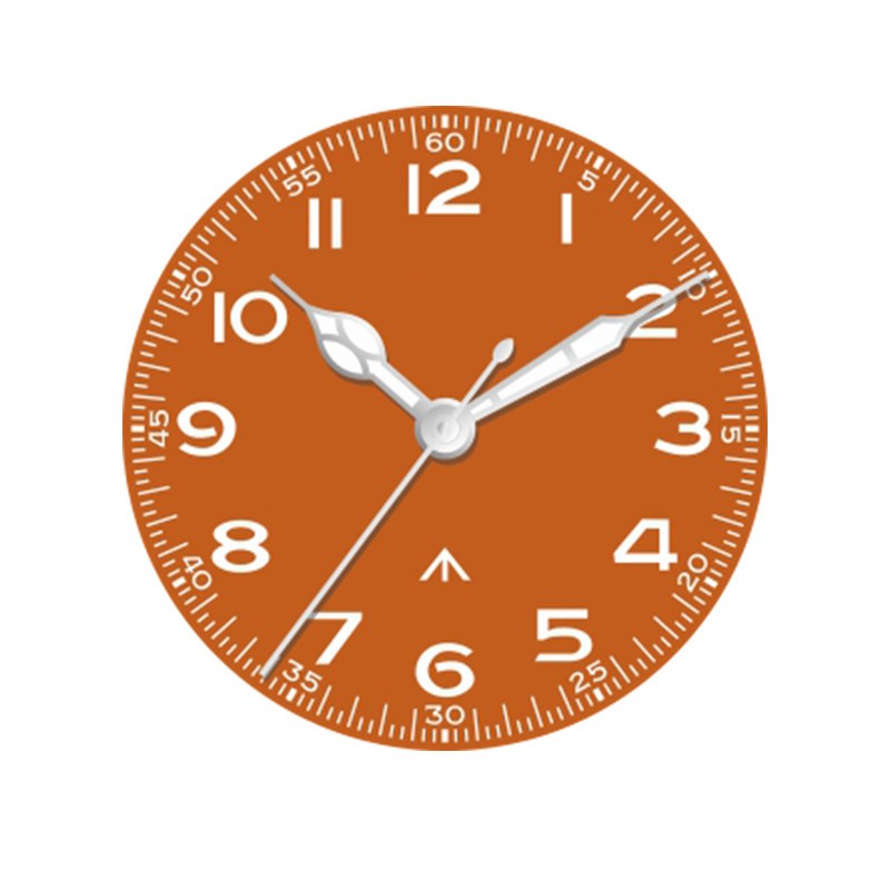 36mm Titanium Alloy Watch Case Sapphire Glass for VH31 Movement 28.5mm Dial
