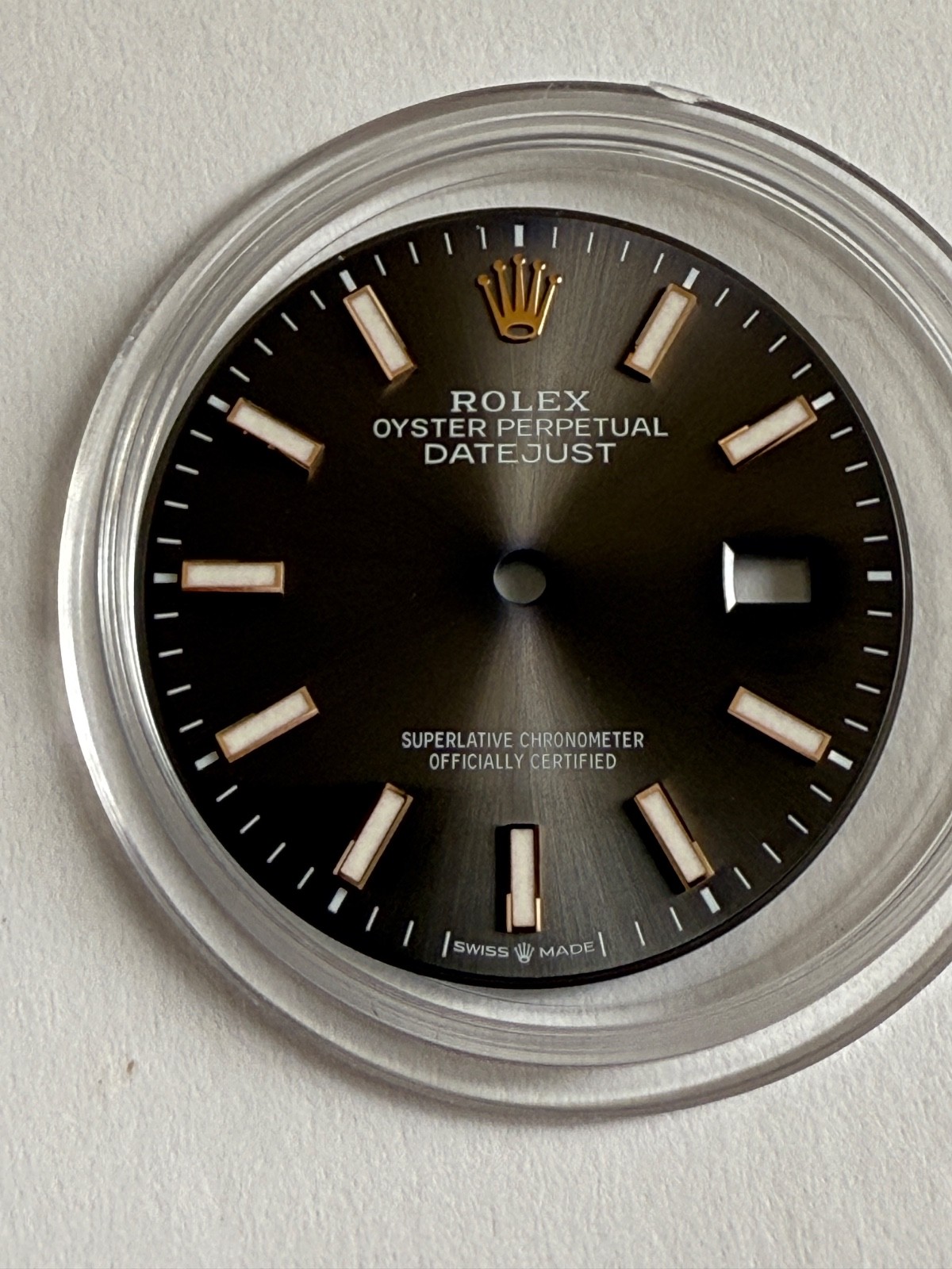 Rolex Datejust 36 Rhodium Grey Dial Rose Gold Watch 126231 new 2022 ROSEGOLD