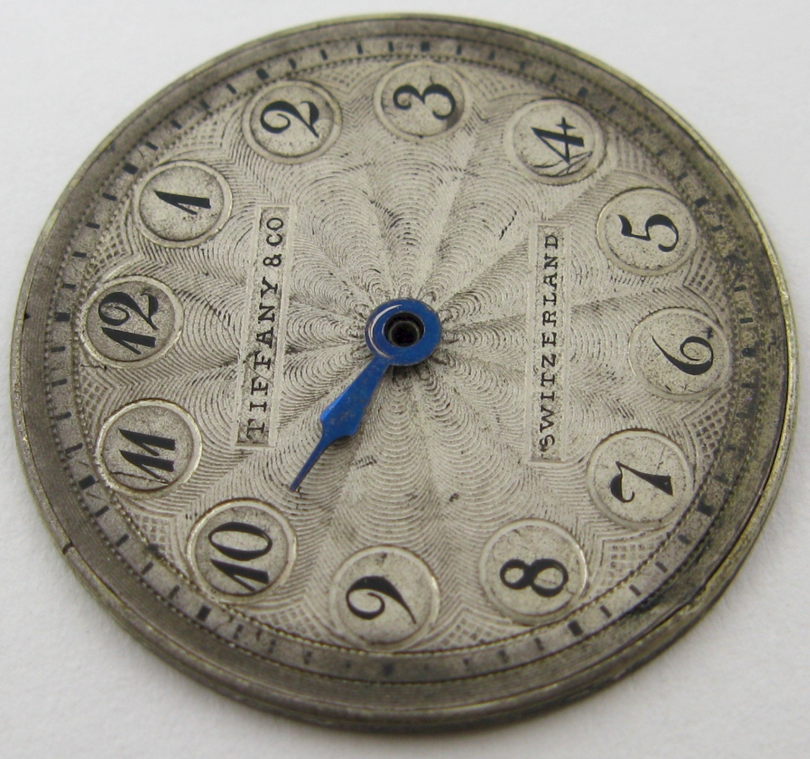 Vintage metallic Tiffany & Co. Watch snap silver Dial ø 23.2 mm