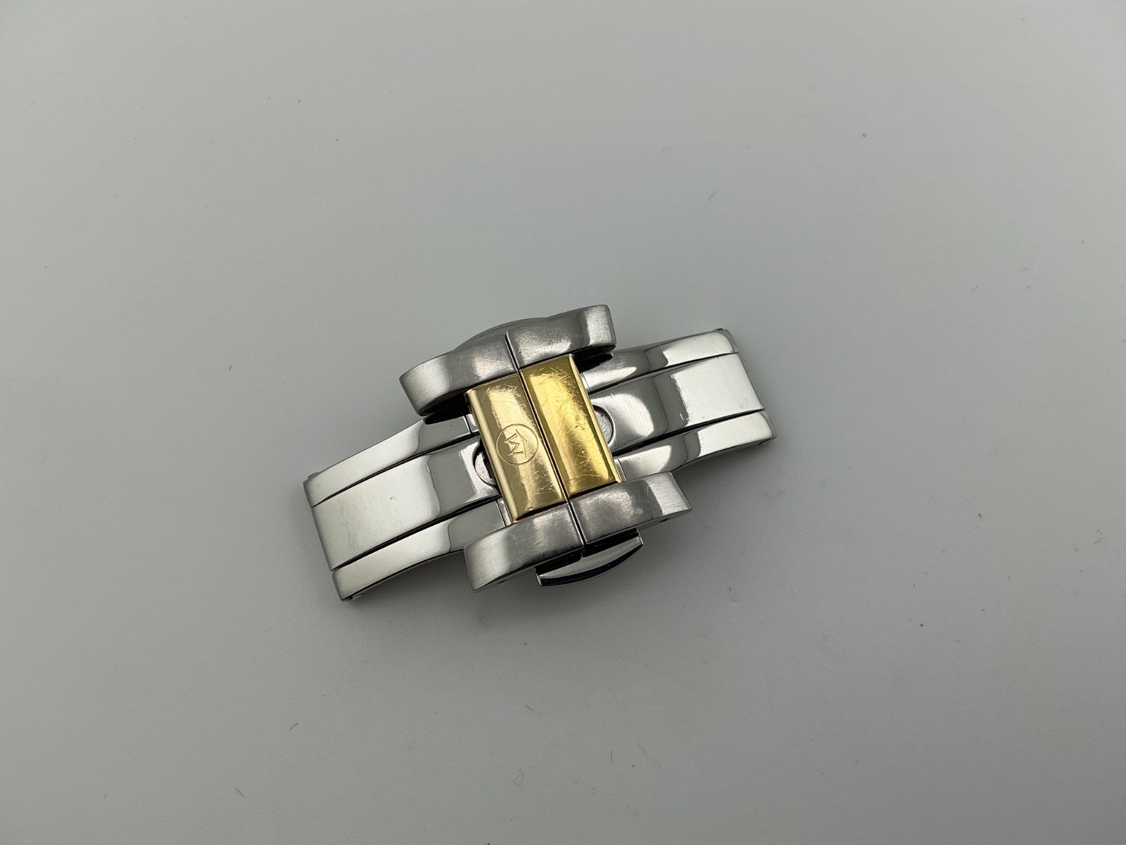 Movado 14.1.19.1389 Stainless Steel and Gold Tone Clasp 20mm 14 1 19 1389