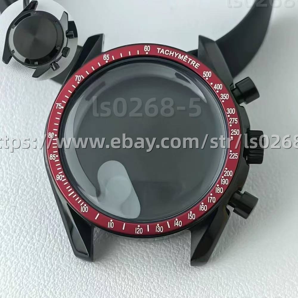 40mm VK63 Watch Case Stainless Steel Fit Quartz Movement