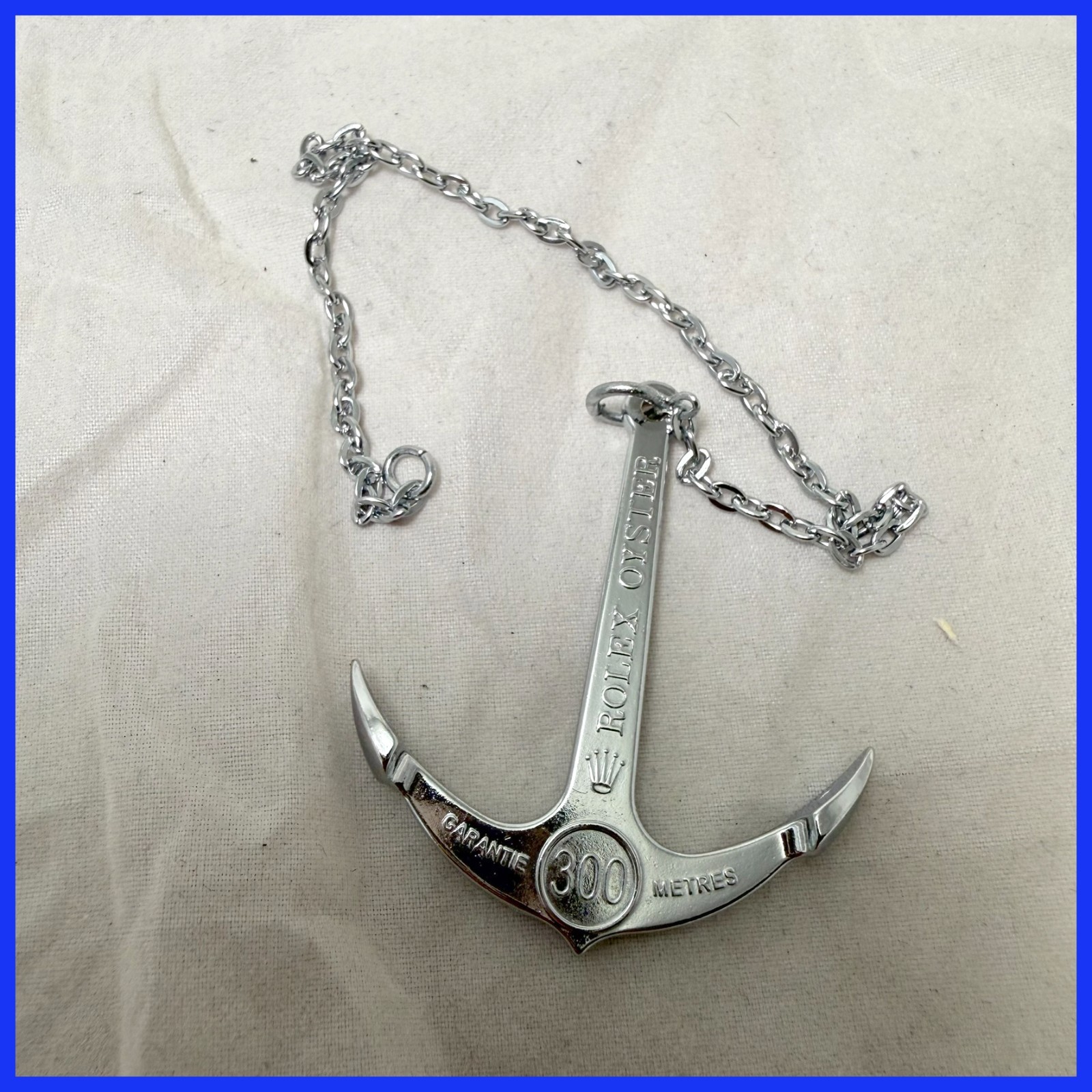 Rolex Submariner Anchor Charm 1000ft/300m Authentic 1 Pcs Original bag #499