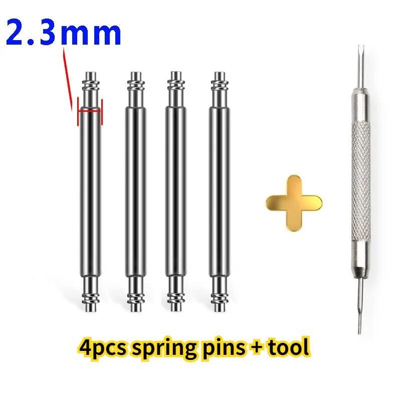 2mm 2.3mm 22 26mm Steel Spring Pins For Garmin Fenix Watch Strap Bars Connecting