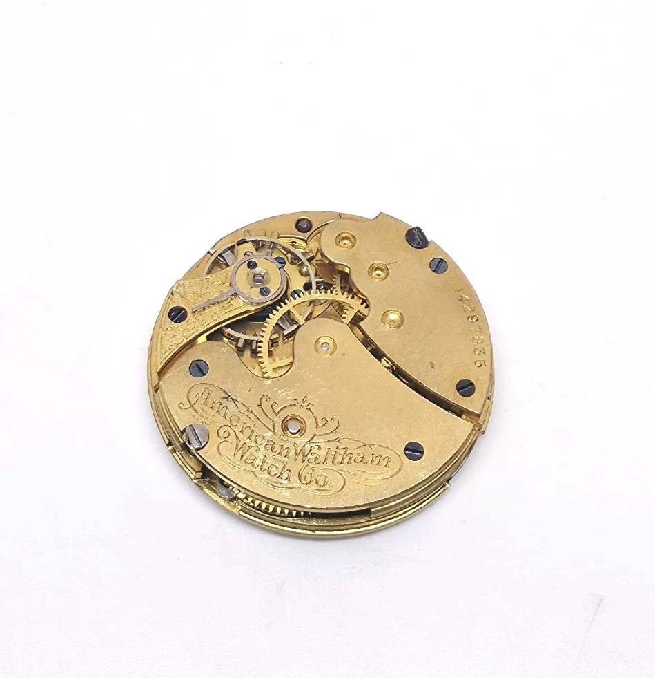 1904 Waltham Model 1891 Grade Seaside 7J 0s Pocket Watch Movement For Repair