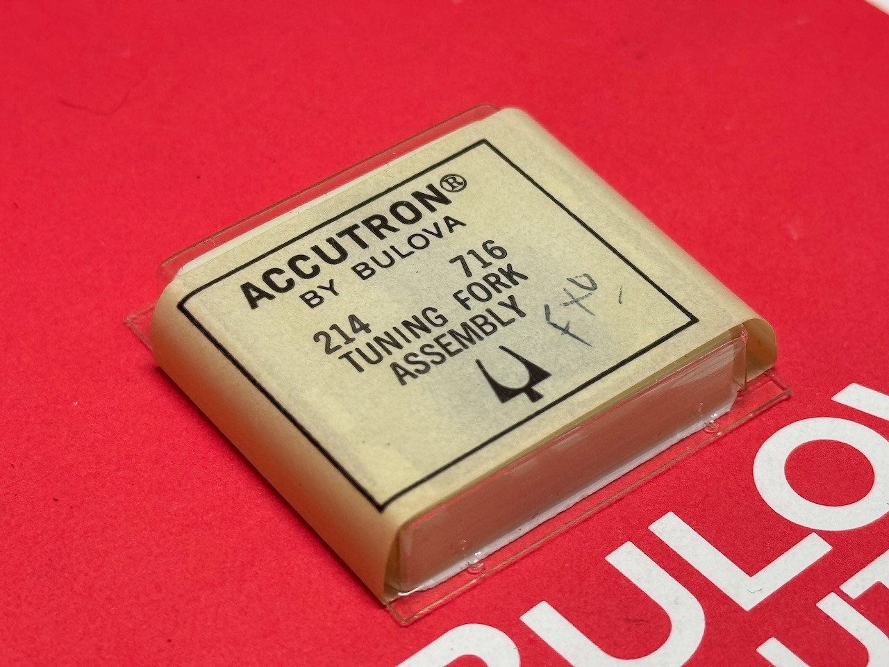 Vintage Bulova Accutron 214 Tuning Fork Assembly watch part 716 sealed old stock