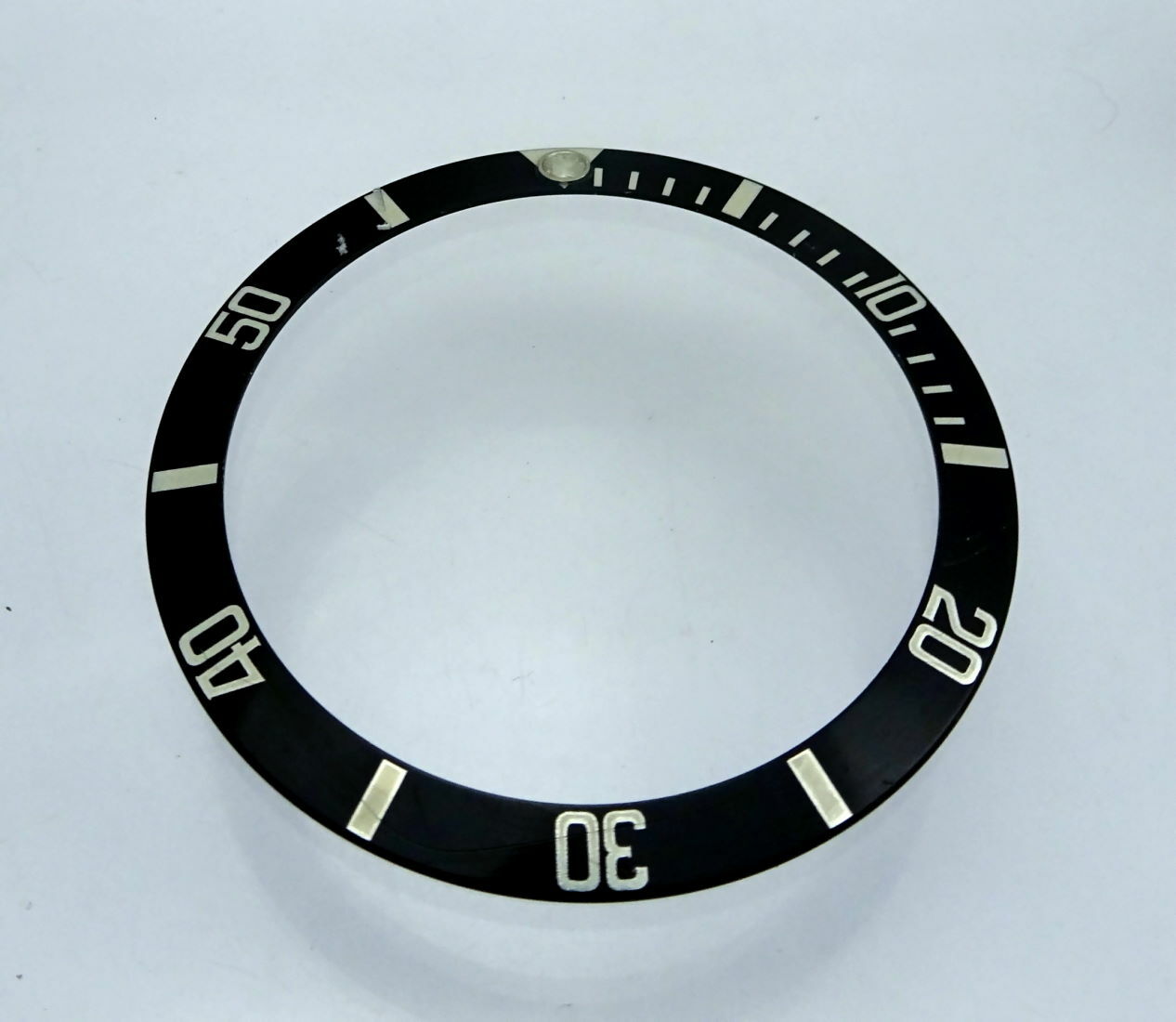 Rolex Submariner 14060 14060M Watch Bezel Insert Black Fat Font 4 Part