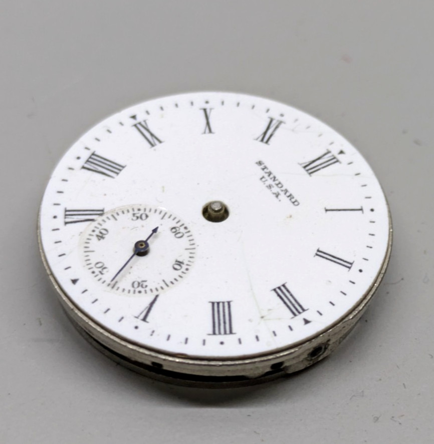 ☑️NEW YORK STANDARD USA WATCH COMPANY 102268 GRADE Excelsior Chronogrph Est 1912