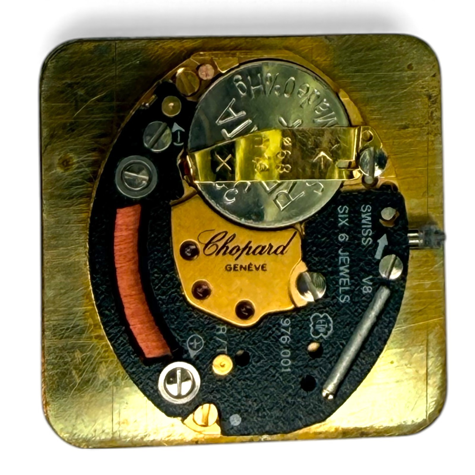 Chopard Quartz V8 Swiss 6 Jewels Movement w/ Mother of Pearl Dial – Working