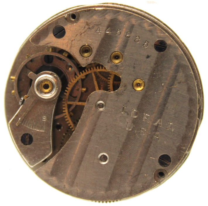 IDEAL POCKET WATCH MOVEMENT USA 445835 29.3mm (FE3)