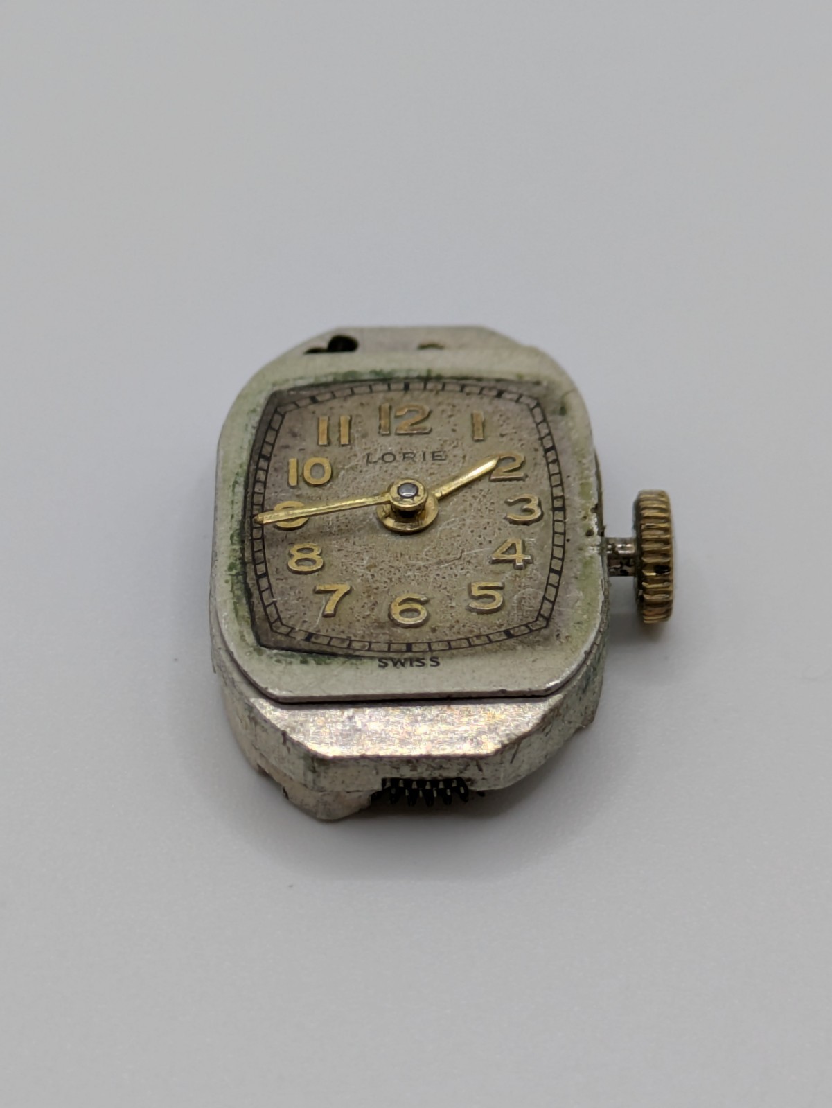 FHF 80 17 Lorie Ruby Jewel Manual Watch Movement Swiss Faulty 15mm