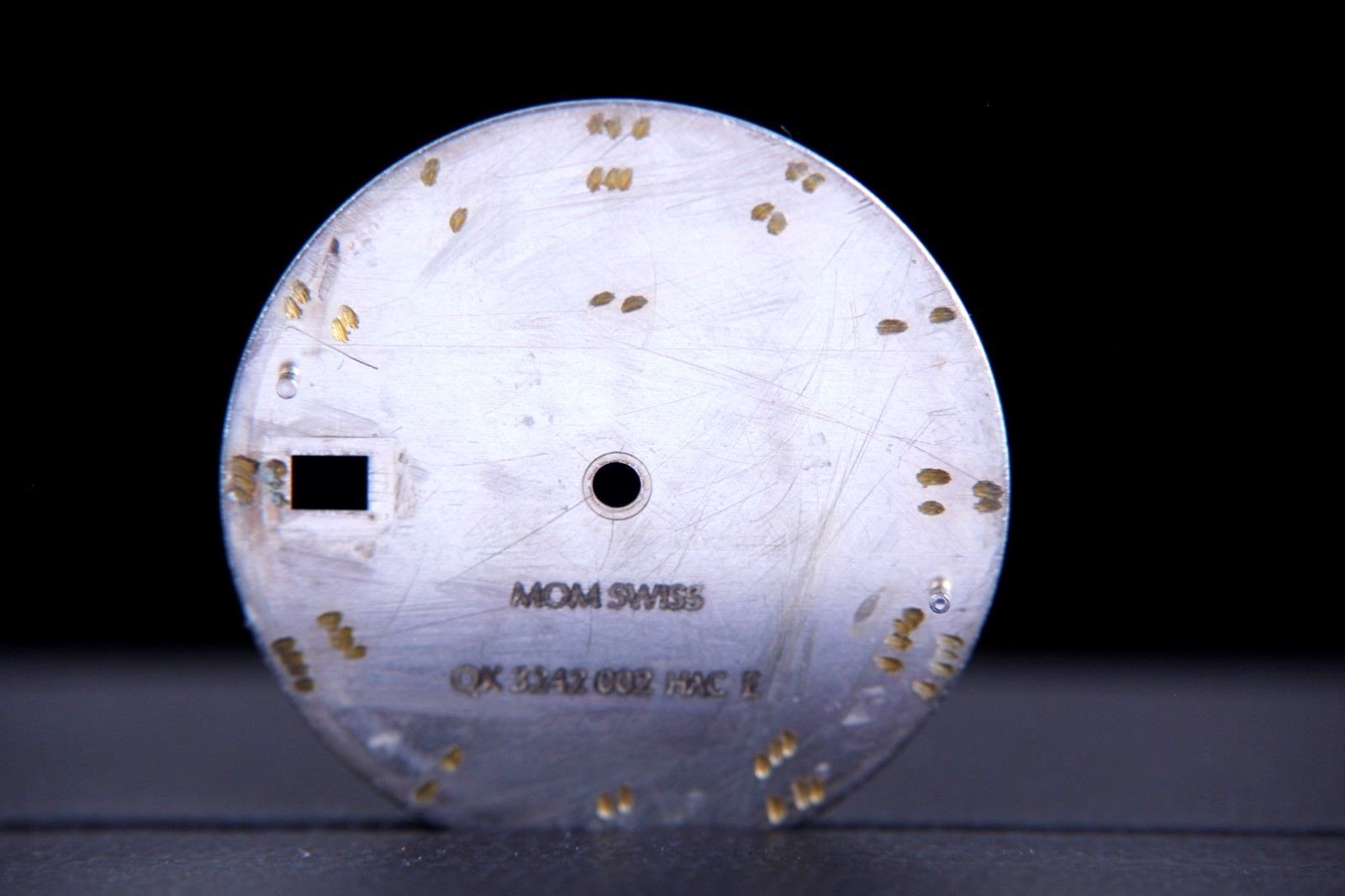 OMEGA DeVILLE Dial with Roman Numbers, Brushed Silver tone. 27.5mm