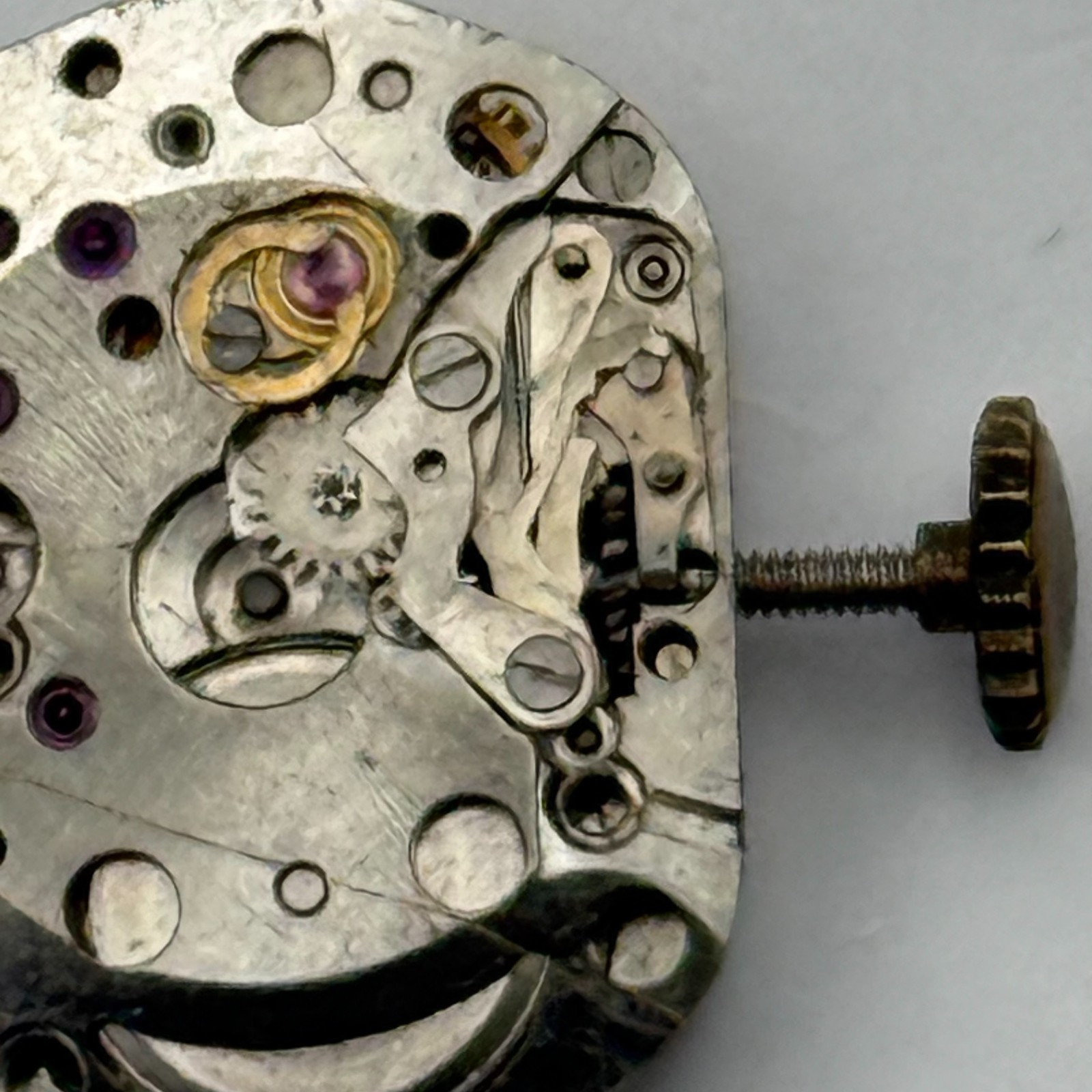 Cyma R433 Watch Movement Tavannes 17Jewels Swiss Manual Wind Parts Repair 11.3mm