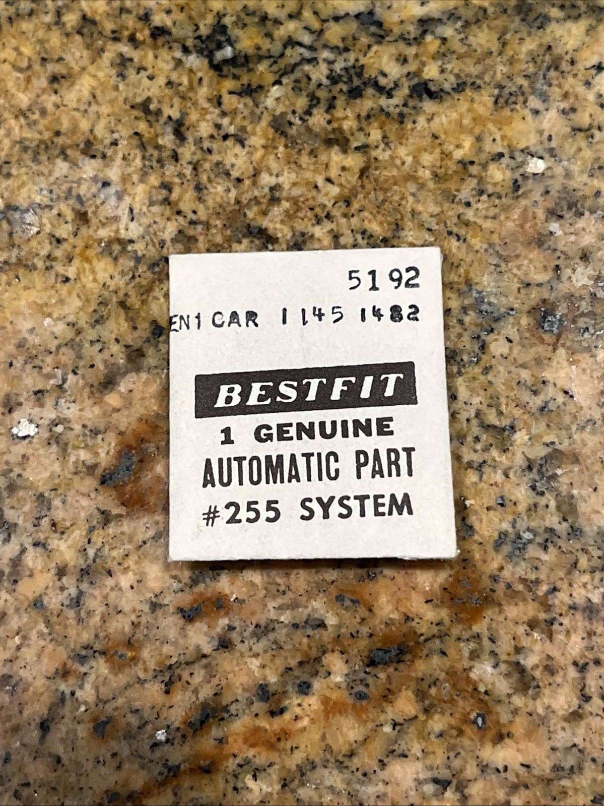 Bestfit Part 5192 Enicar 1145-1482 Reverser Wheel.