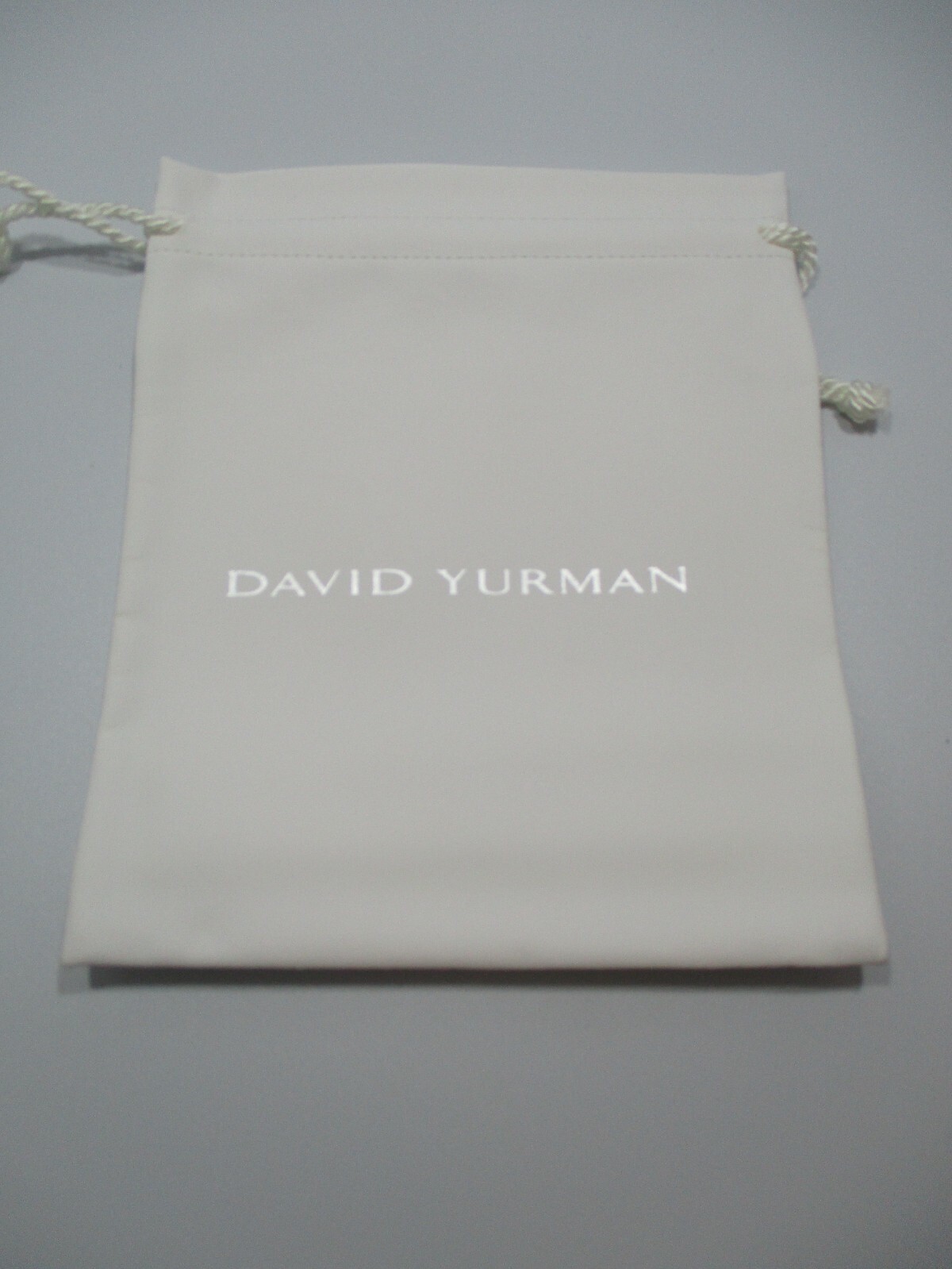 DAVID YURMAN Large Drawstring Pouch Bag 7¾” x 6¼” inches New-Old-Stock Item#737