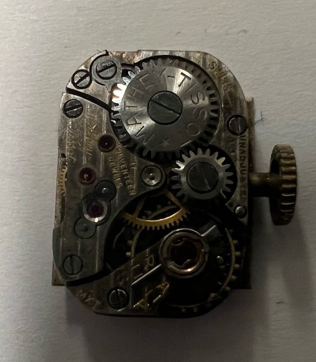 Mathey Tissot Wristwatch Movement 17J Ladies Works AS-IS