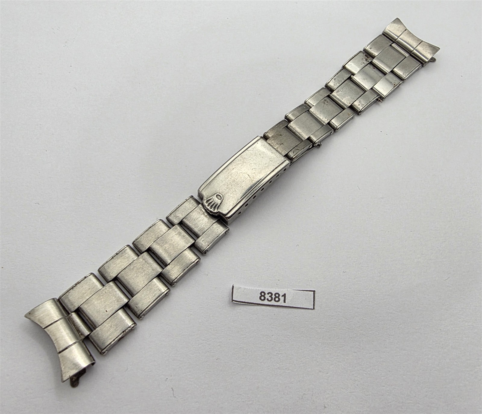 VINTAGE ROLEX 6694 19mm 60 END LINKS RIVETED LINK BAND MENS WATCHES