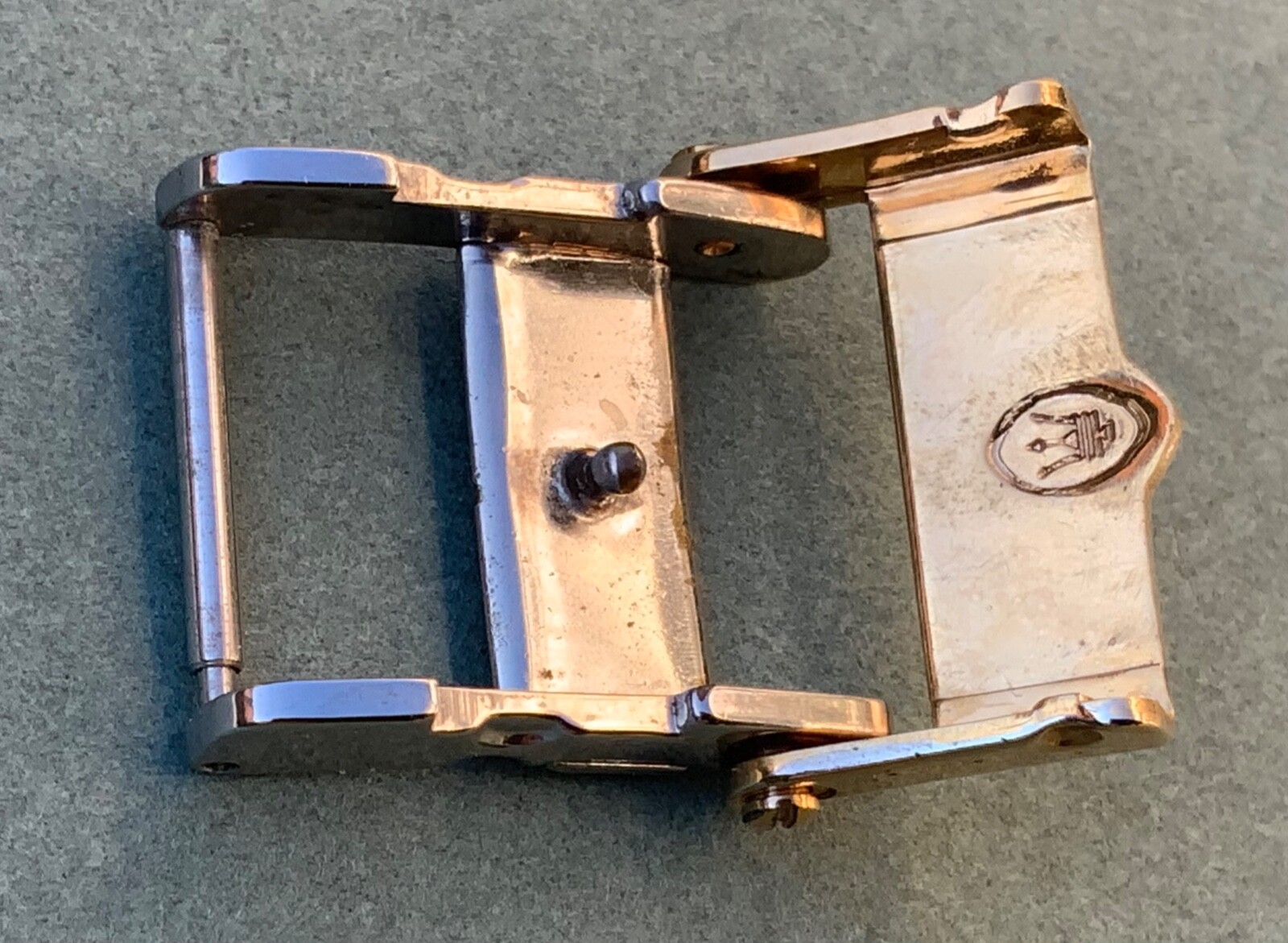 MASERATI Genuine Gold Plated Gold Plated 16mm Deployant Buckle