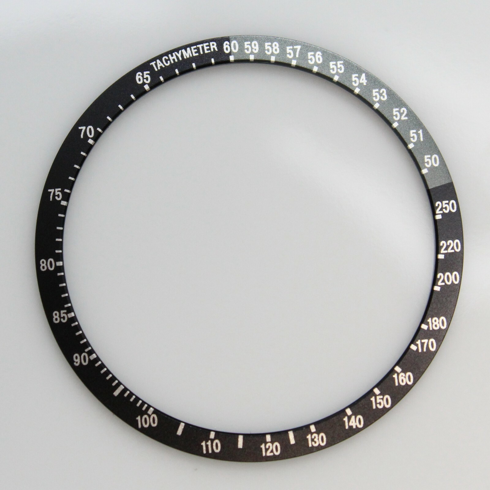Bezel Insert for Seiko 6139-6040 6139-6041 Black and Gray Tachymeter Insert