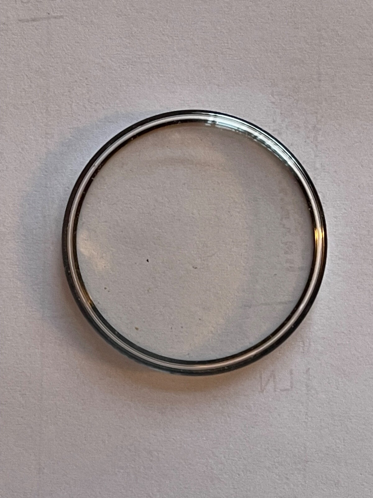 Vintage Omega Perspex Glass A3 Symbol for Speedmaster 145022 & others. 34.2 Used