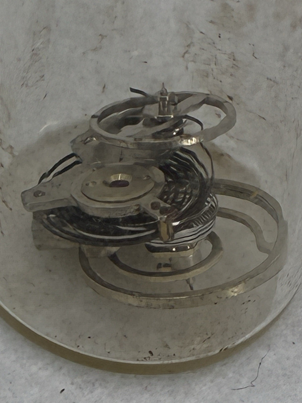 Watchmaker Parts. Lot # 5. Cases, Bracelets, Balances, Mounted Jewels, Etc