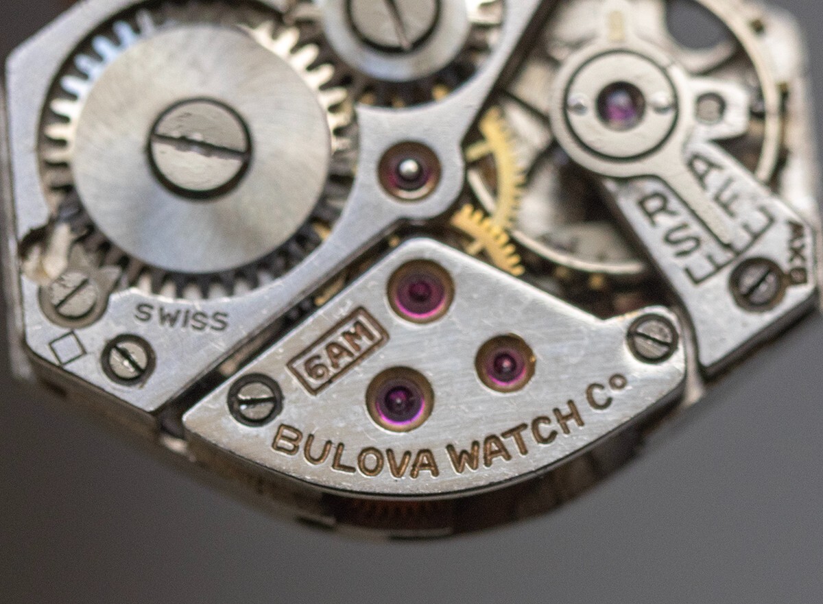 Vintage Bulova 6AM 17 Jewels Ladies Watch Swiss movement Parts or Repair