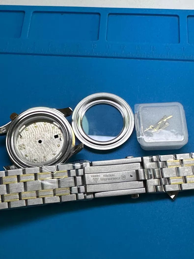 For a DIY 40mm Watch Steel Case kit For 8215movement