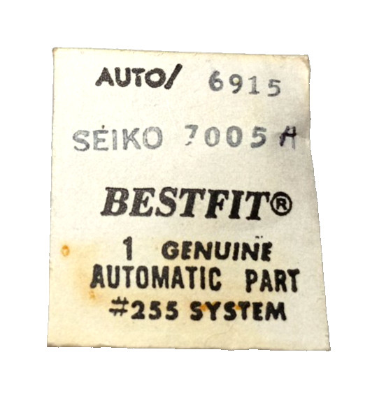 Seiko 7005A 7006A 7018A 7025A OSCILLATING WEIGHT ARBOR watch part #6915 #0828002