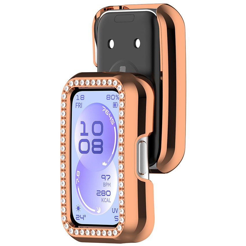 For Huawei Band 11 / 11 NFC Smartwatch Case Diamond Skeleton Protective Shell