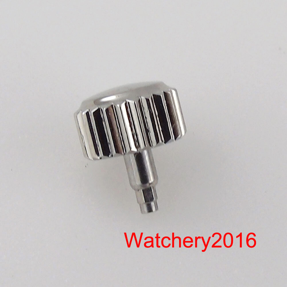Watch Crown Steel Screw Black Gold crown fit 40mm SUB GMT case NH35 Miyota 8215