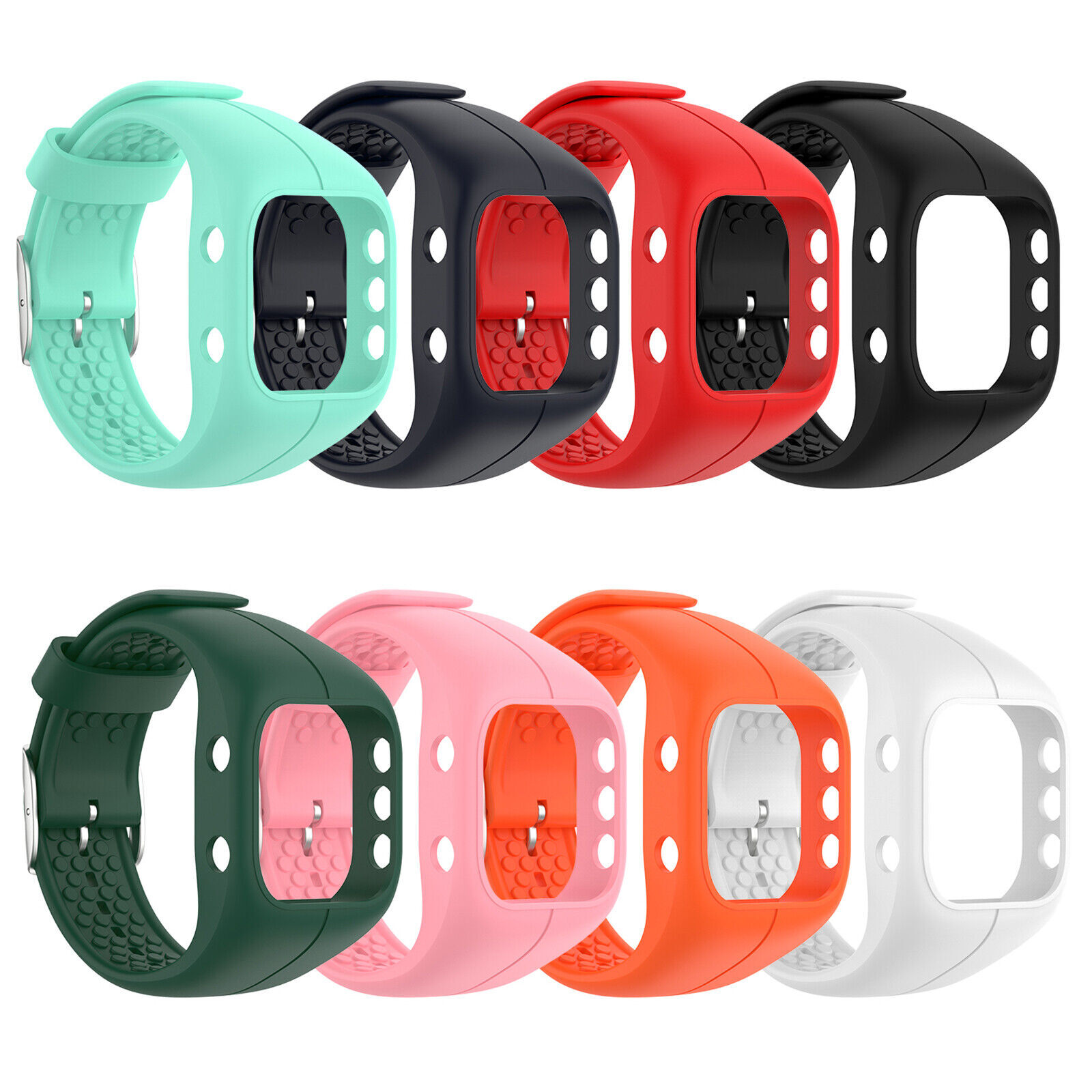 Silicone Watch Strap Watch Band Wrist Strap Part For Polar A300 Sport Watch