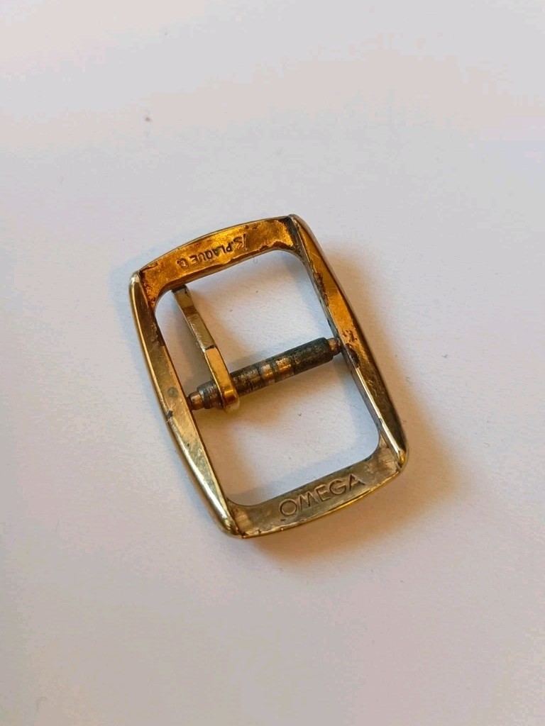 Omega Watch Buckle Vintage Gold 12mm Steel Watch Buckle