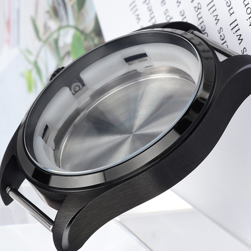 FEIYASHI Brushed STEEL PVD Electroplating Watch Case 40mm For Seiko NH35 36 NH38