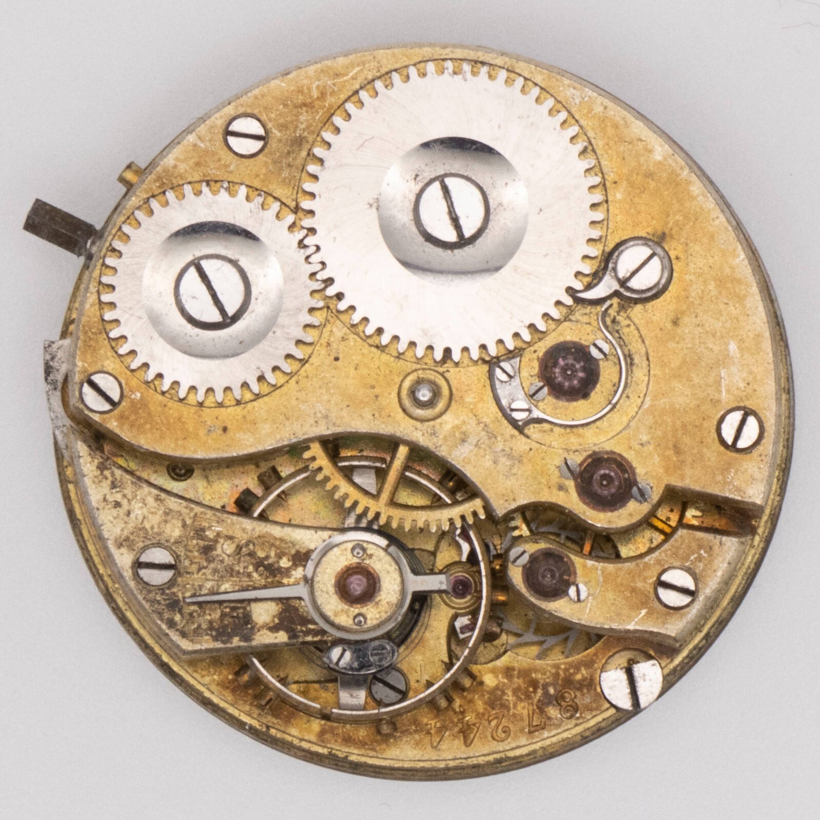 International Watch Co. IWC 28.2 x 7.4 mm Antique Pocket Watch Movement