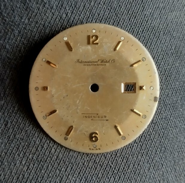 Vintage IWC Ingenier wristwatch dial
