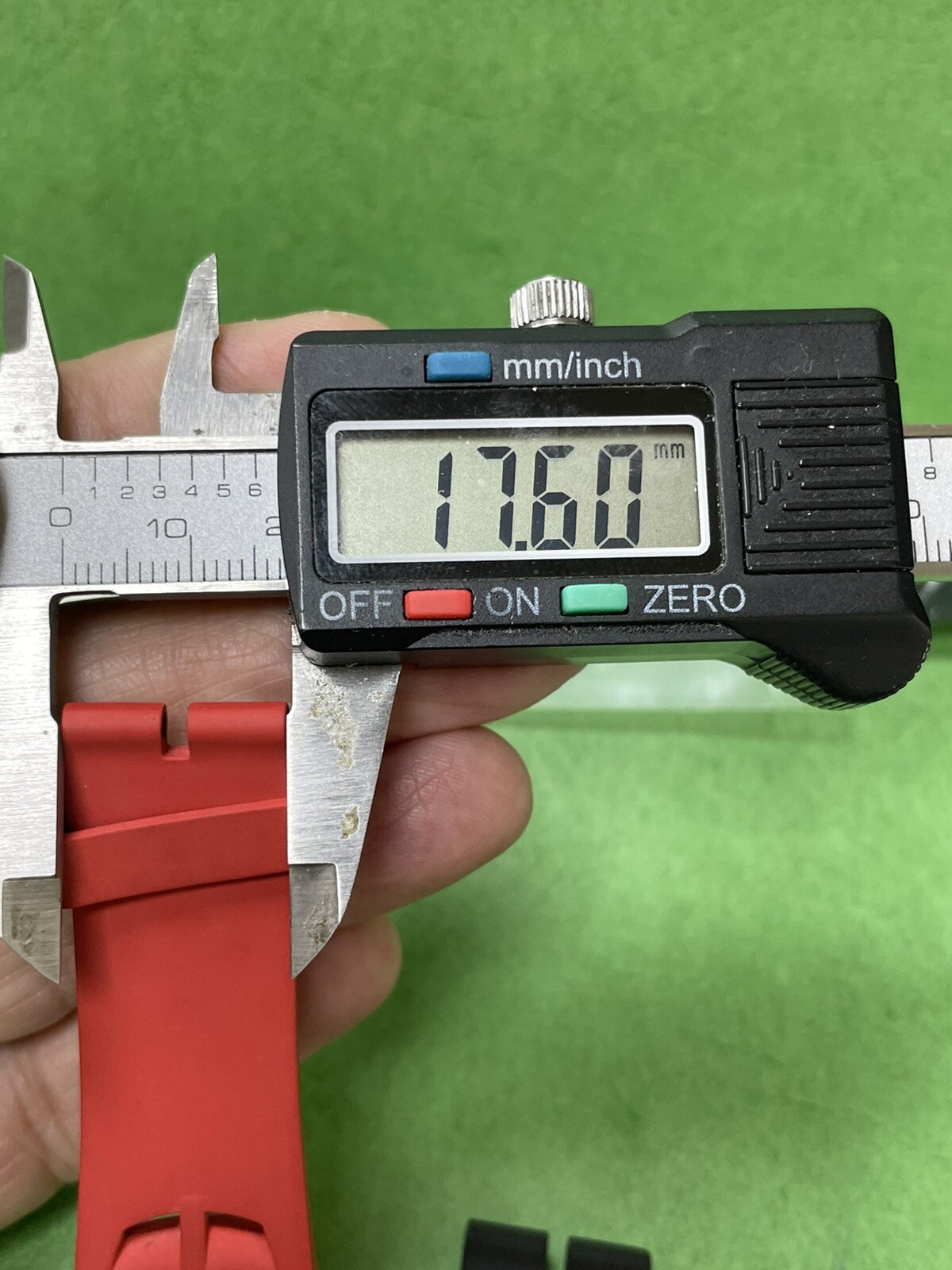Authentic Vagenari Rubber Strap for Richard Mille RM011M Red Black Hkl150