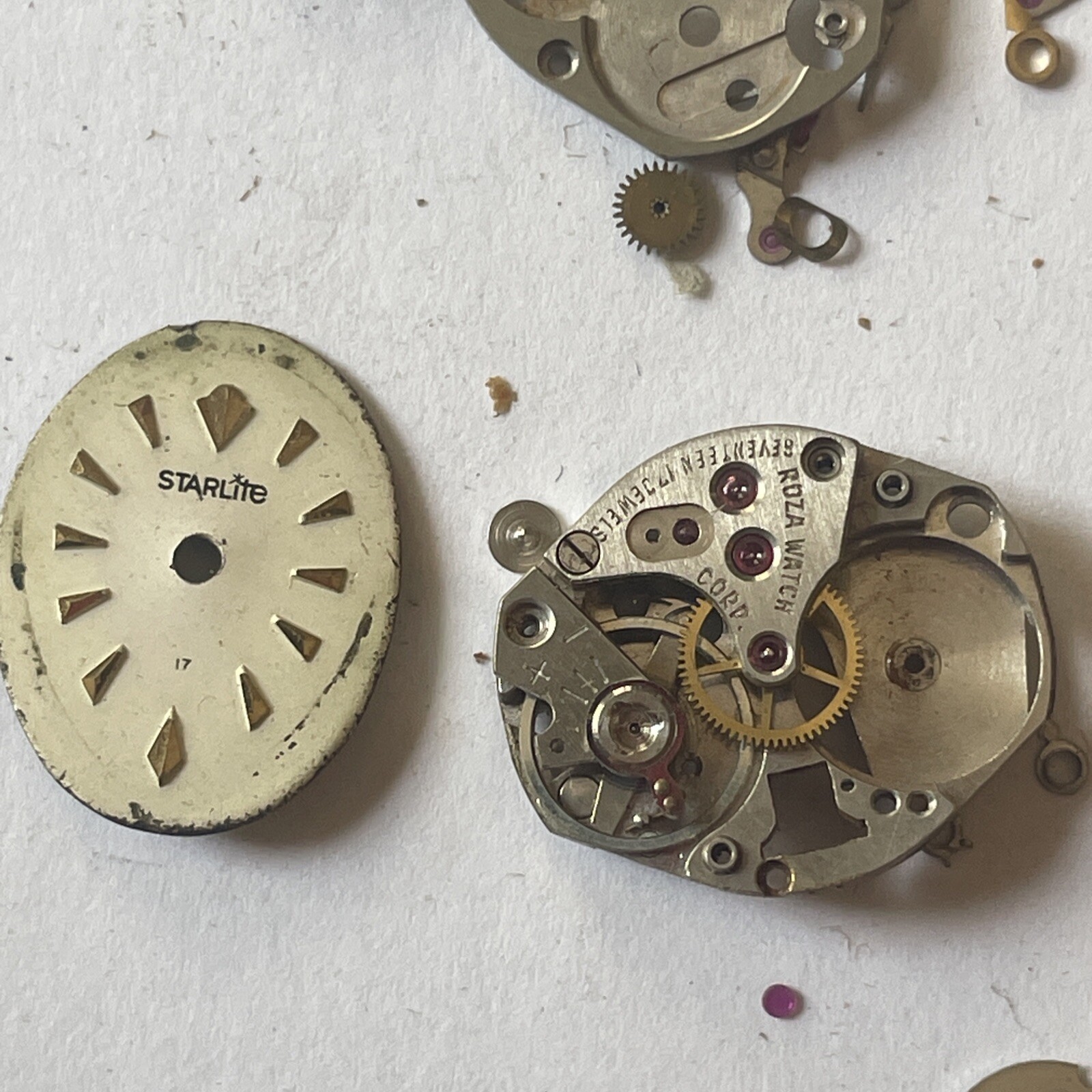HB 80 Hermann Becker Pforzheim 17 J Baylor Watch Movement