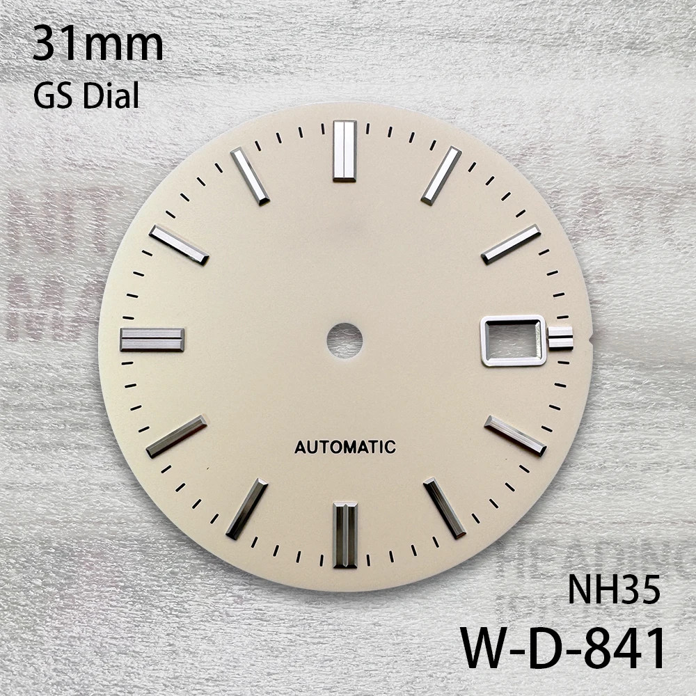 31mm S/GS Logo Dial GMT Dial Fit NH35/NH36/4R/7S Movement Watch Accessories